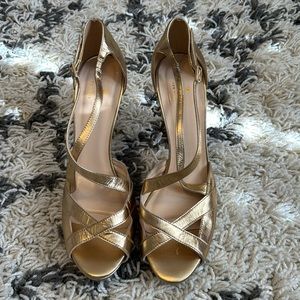 Kate spade New York gold heels